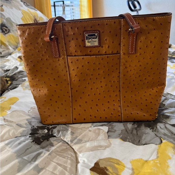 Dooney & Bourke Tan Leather Tote - Picture 3 of 12